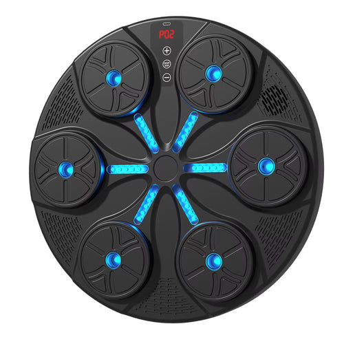 Revolutionary Music Boxing Machine - Adjustable Reaction Wall Target with USB Charging and Gloves for Kids and Adults