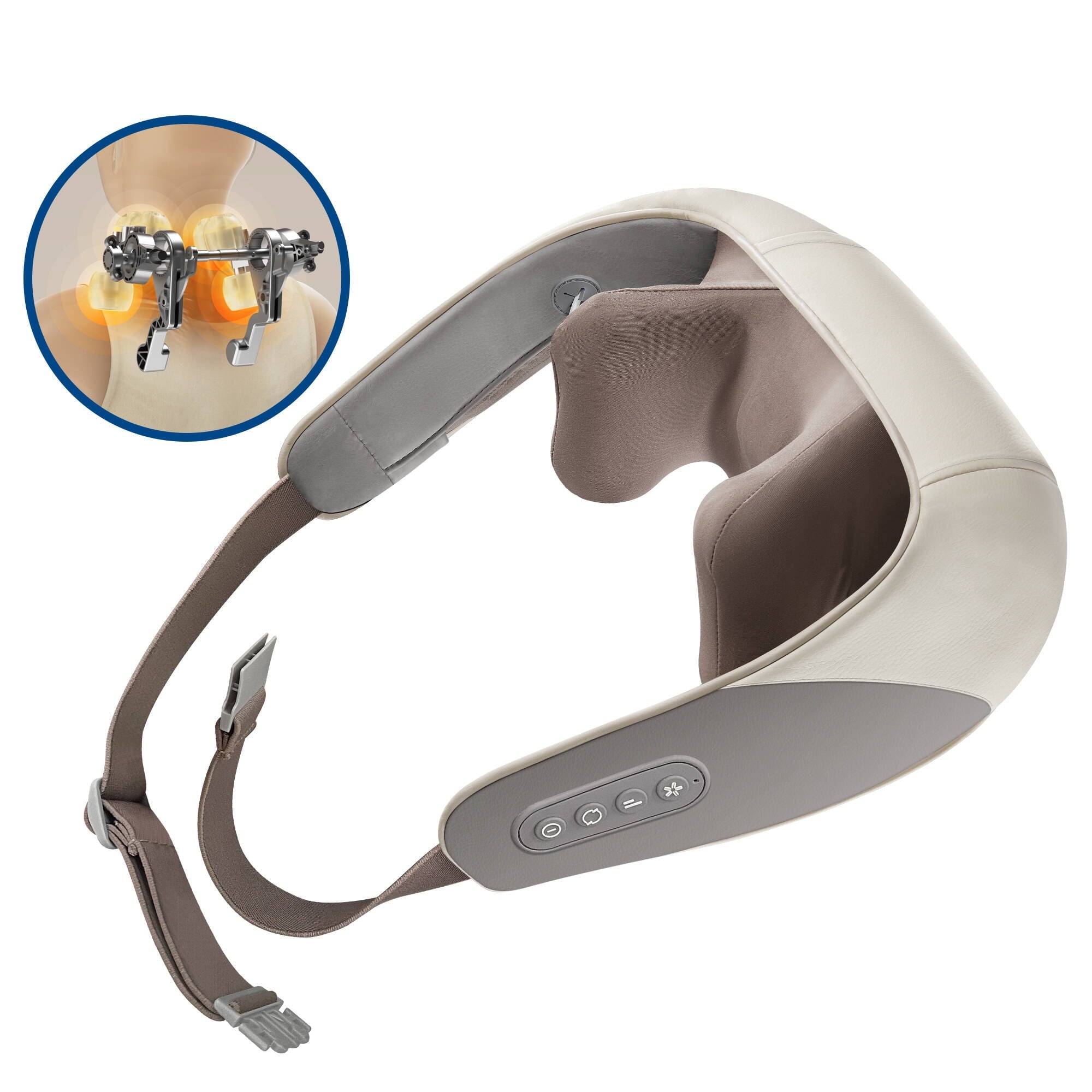 Experience Ultimate Relaxation with the Shiatsu Back, Shoulder, and Neck Massager - Electric Full Body Massager with Heat - Ideal Gift for Loved Ones