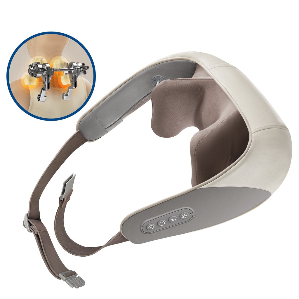 Experience Ultimate Relaxation with the Shiatsu Back, Shoulder, and Neck Massager - Electric Full Body Massager with Heat - Ideal Gift for Loved Ones